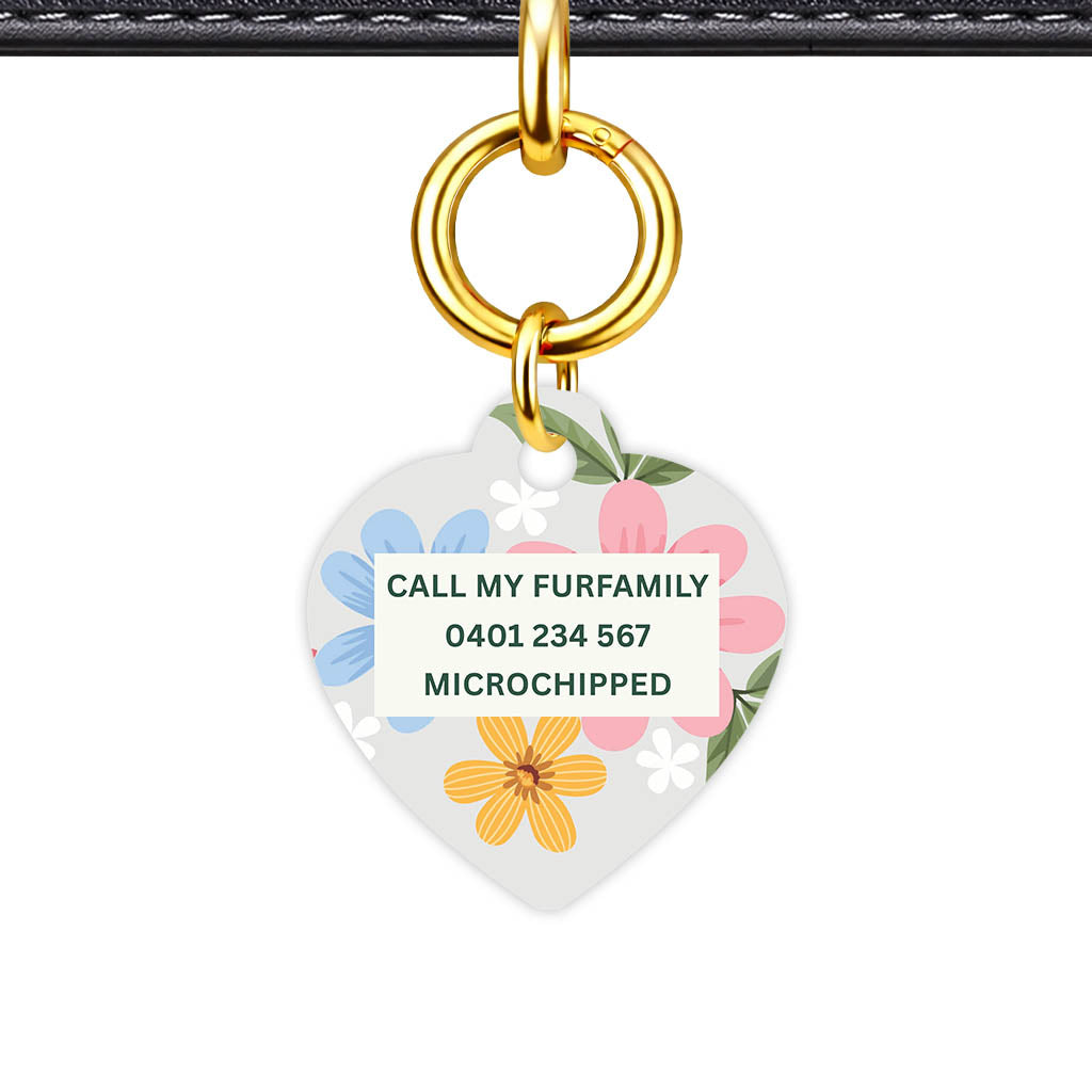 Soft Floral Classic Pet Id (Dog Tag & Cat Tag) - view 27 | Dogsy & Co