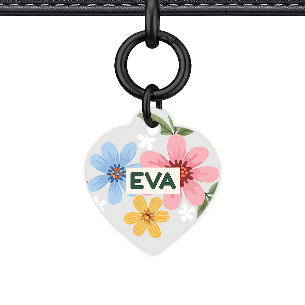 Soft Floral QR Smart Pet Id Tag (Dog Tag & Cat Tag)
