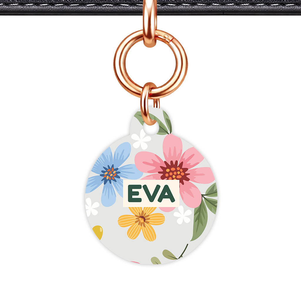 Soft Floral Classic Pet Id (Dog Tag & Cat Tag) - view 20 | Dogsy & Co