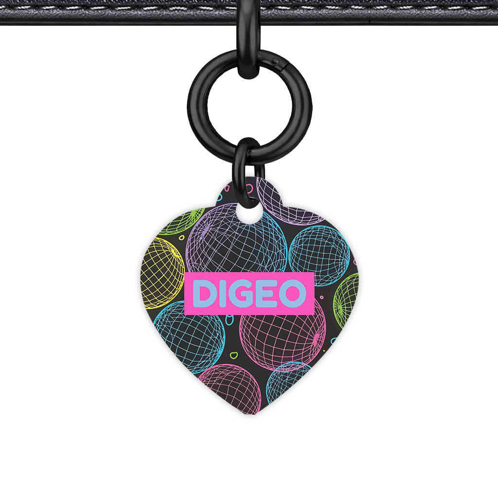 Geo Lines QR Smart Pet Id Tag (Dog Tag & Cat Tag)