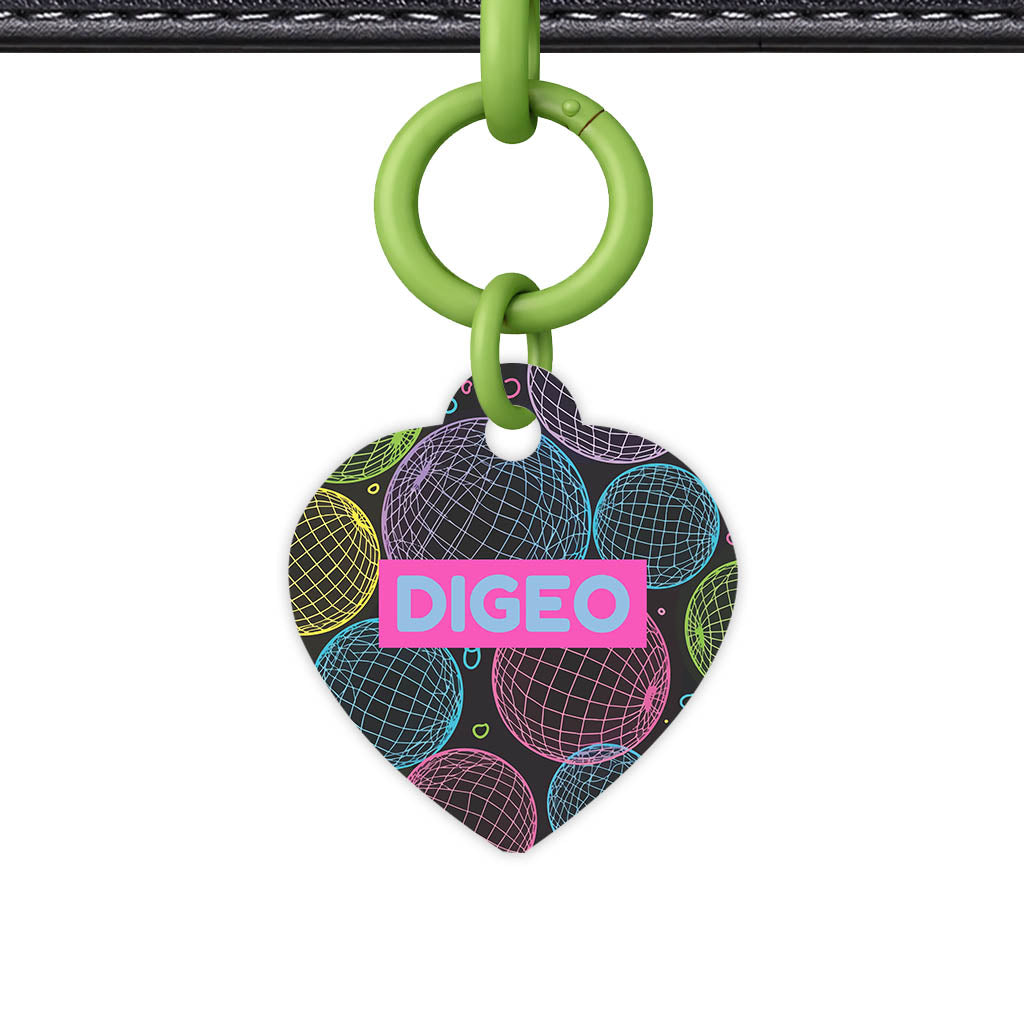 Geo Lines QR Smart Pet Id Tag (Dog Tag & Cat Tag)