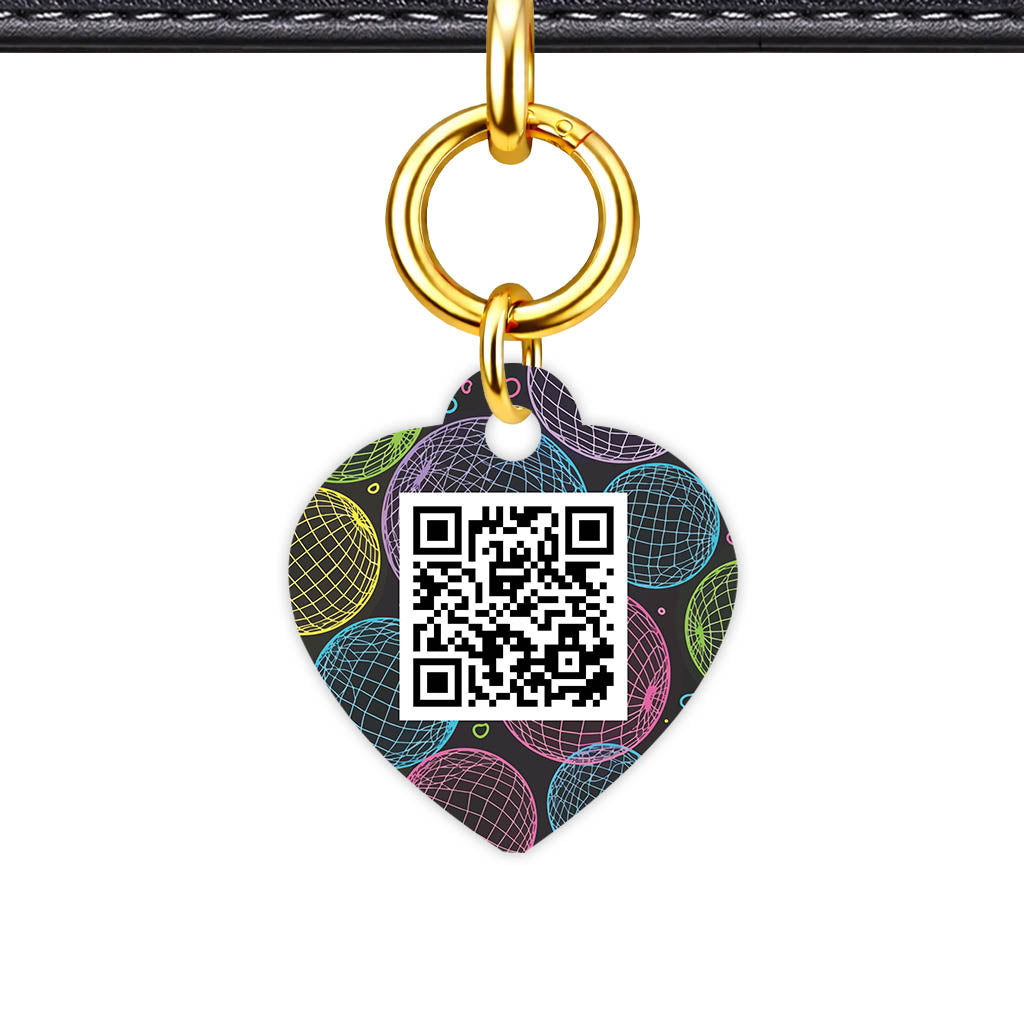 Geo Lines QR Smart Pet Id Tag (Dog Tag & Cat Tag)