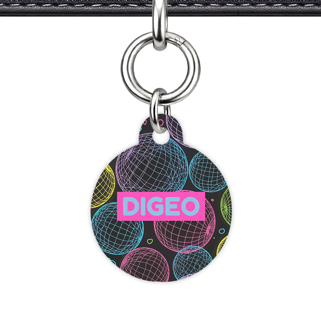 Geo Lines QR Smart Pet Id Tag (Dog Tag & Cat Tag)