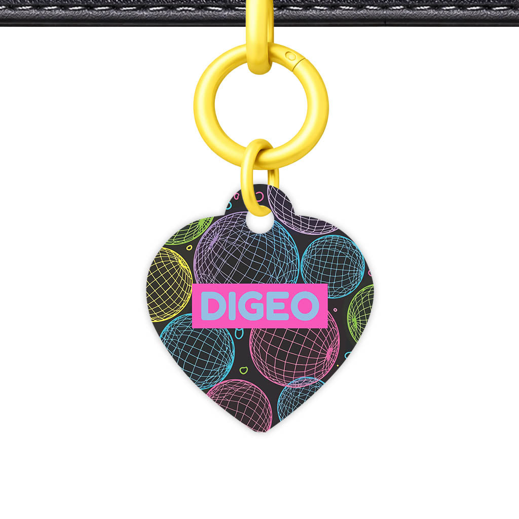 Geo Lines QR Smart Pet Id Tag (Dog Tag & Cat Tag)