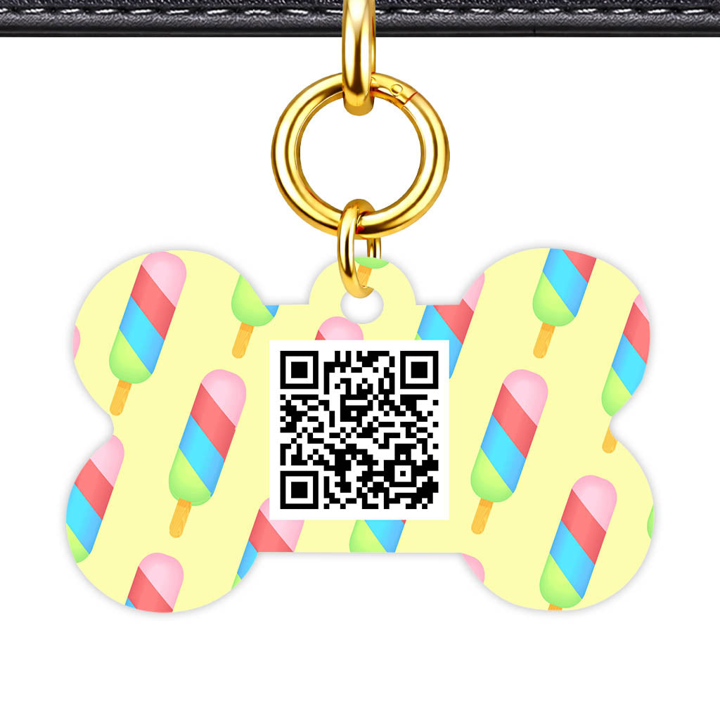 Popsicles QR Smart Pet Id Tag (Dog Tag & Cat Tag)