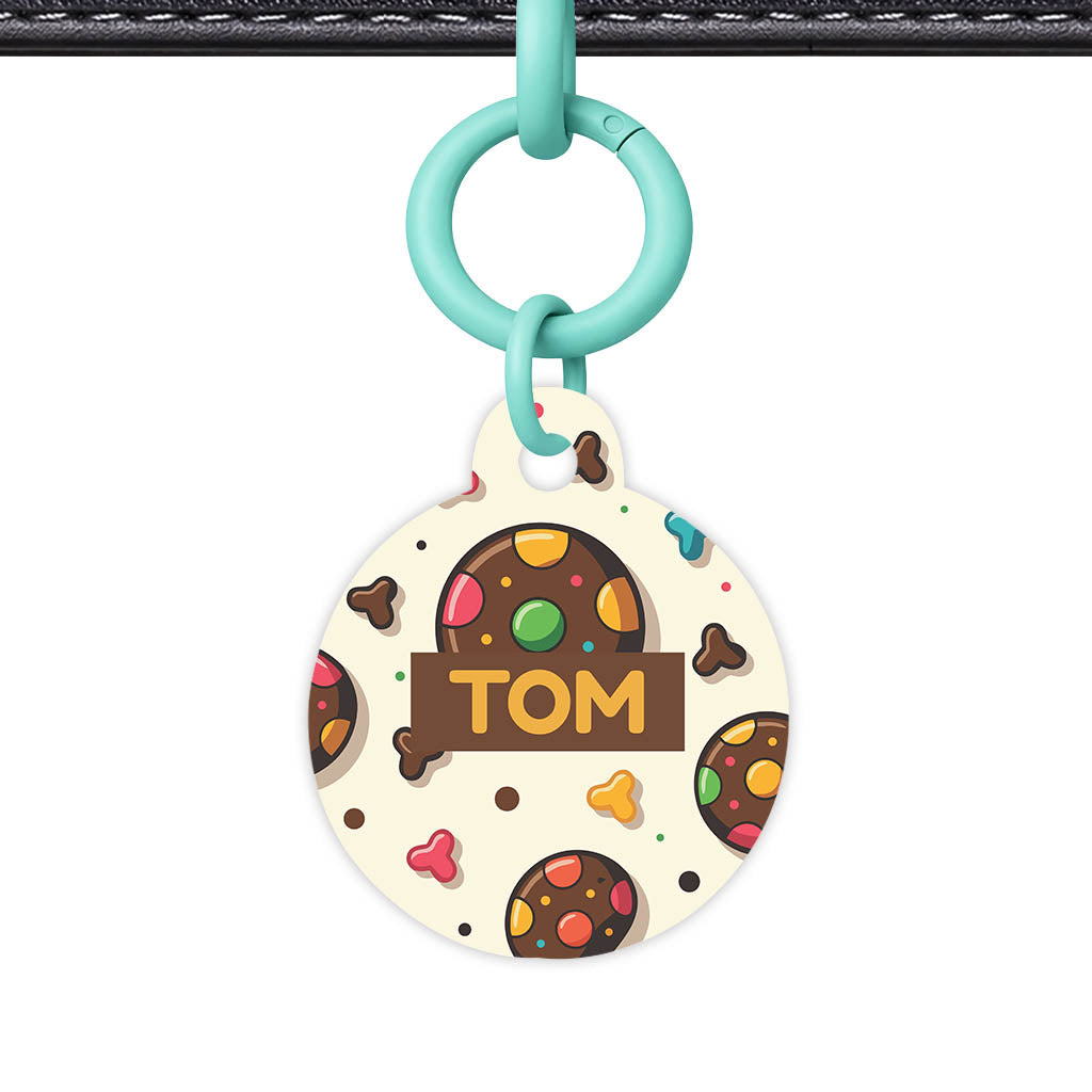 Colourful Cookies QR Smart Pet Id Tag (Dog Tag & Cat Tag)
