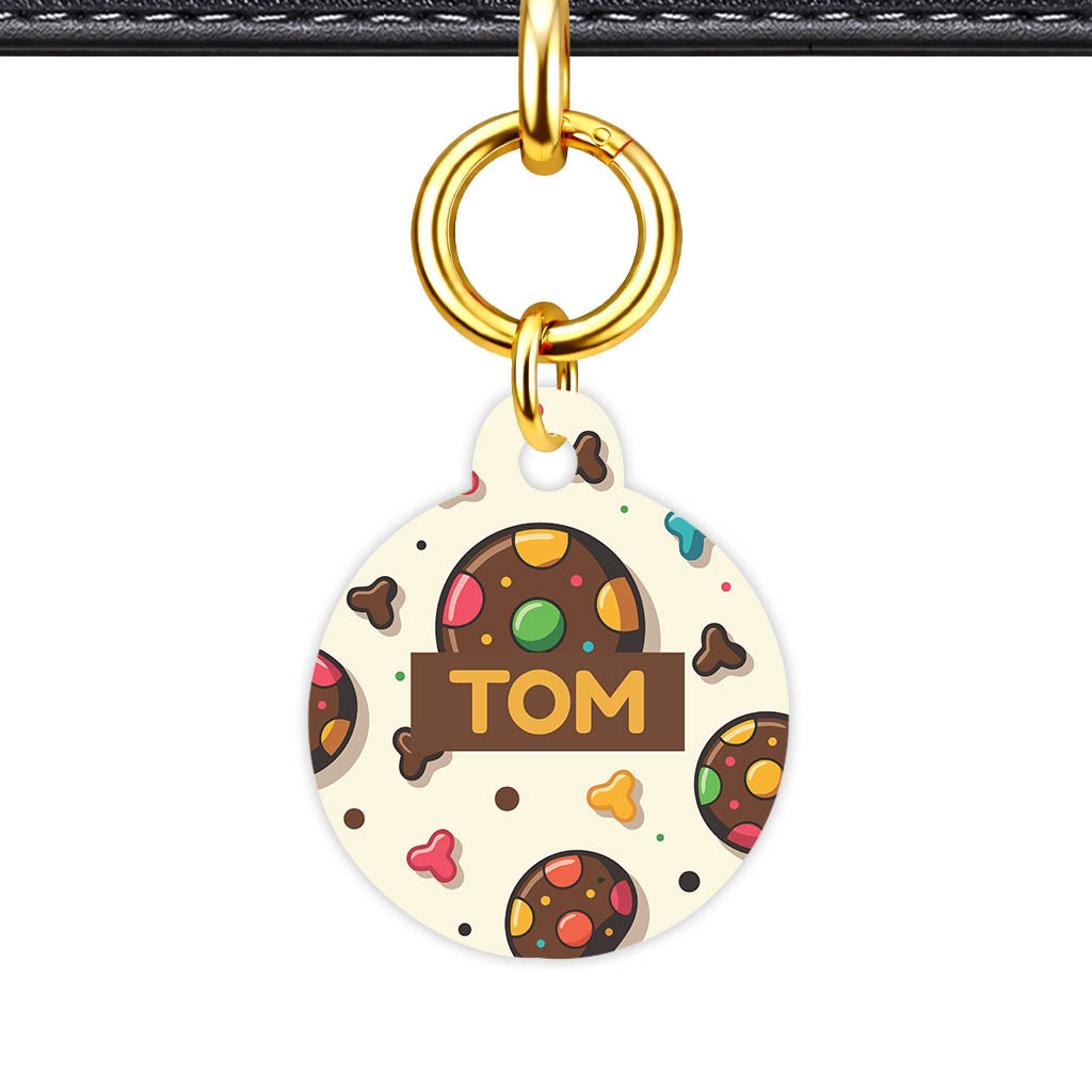 Colourful Cookies QR Smart Pet Id Tag (Dog Tag & Cat Tag)