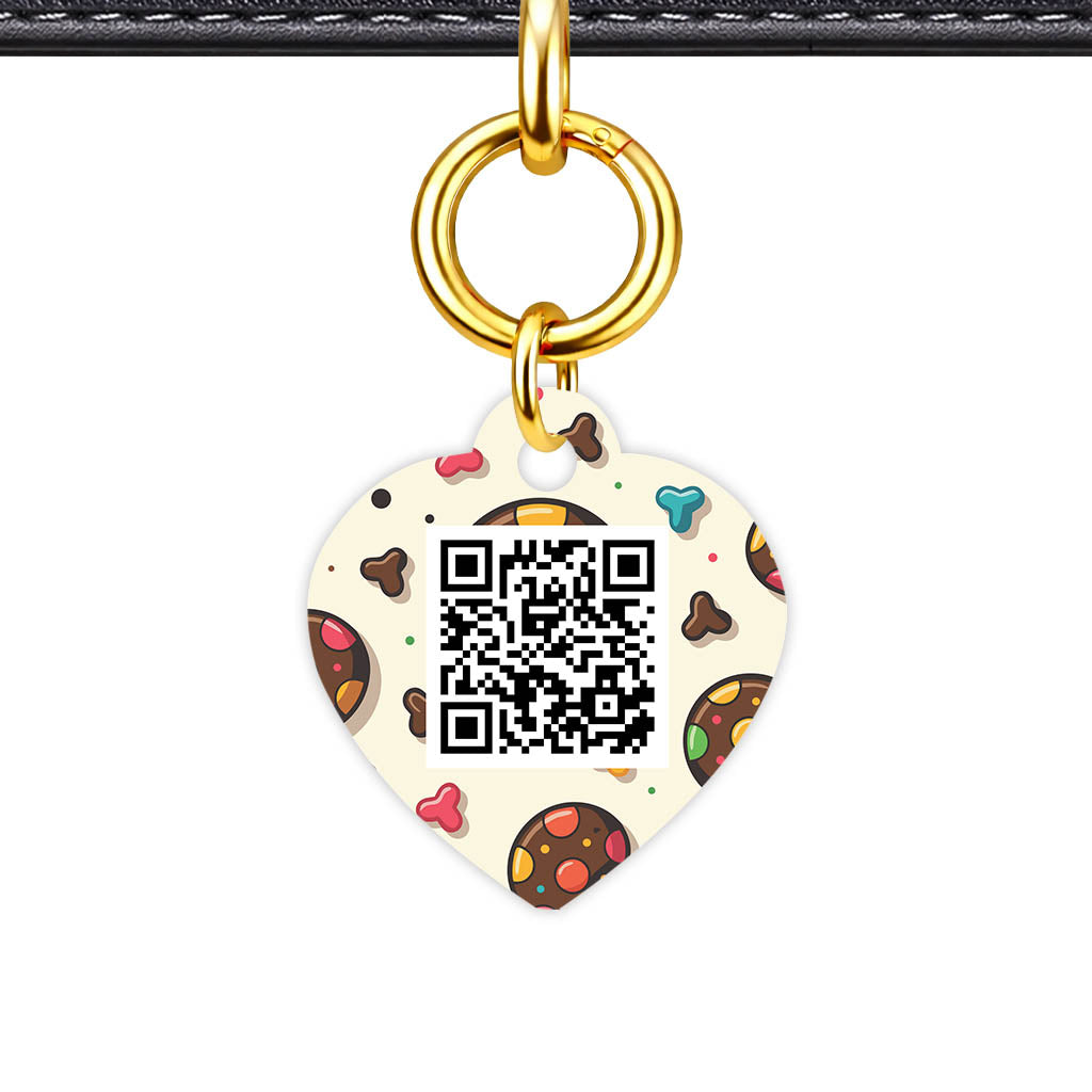 Colourful Cookies QR Smart Pet Id Tag (Dog Tag & Cat Tag)