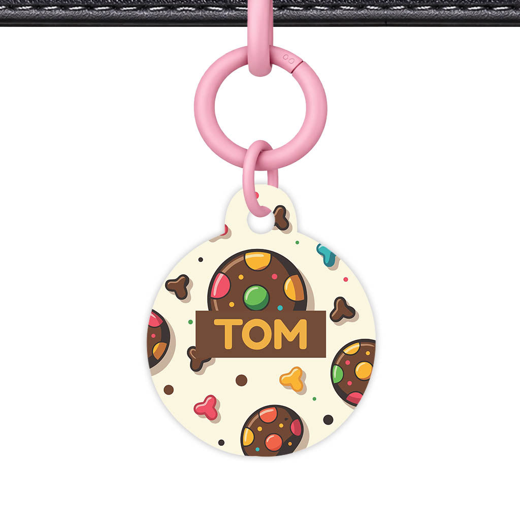 Colourful Cookies QR Smart Pet Id Tag (Dog Tag & Cat Tag)