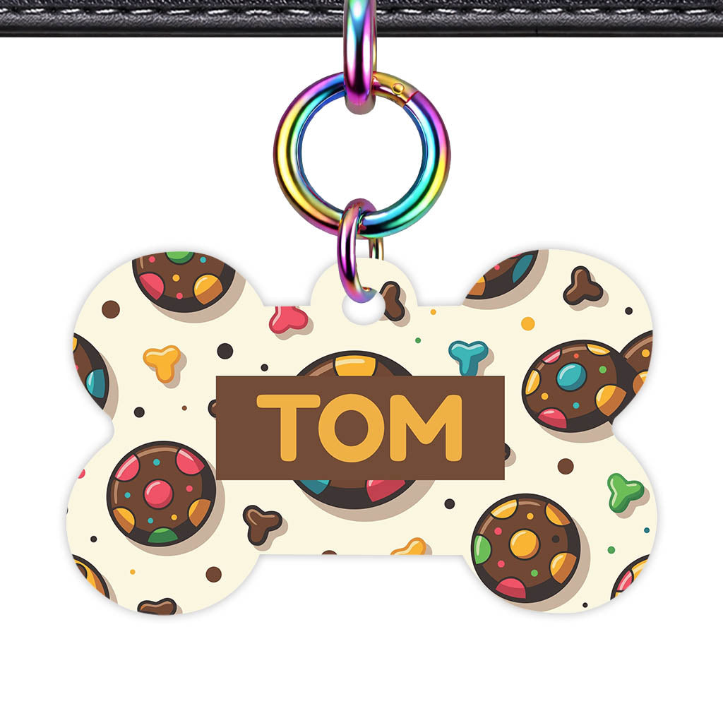 Colourful Cookies QR Smart Pet Id Tag (Dog Tag & Cat Tag)