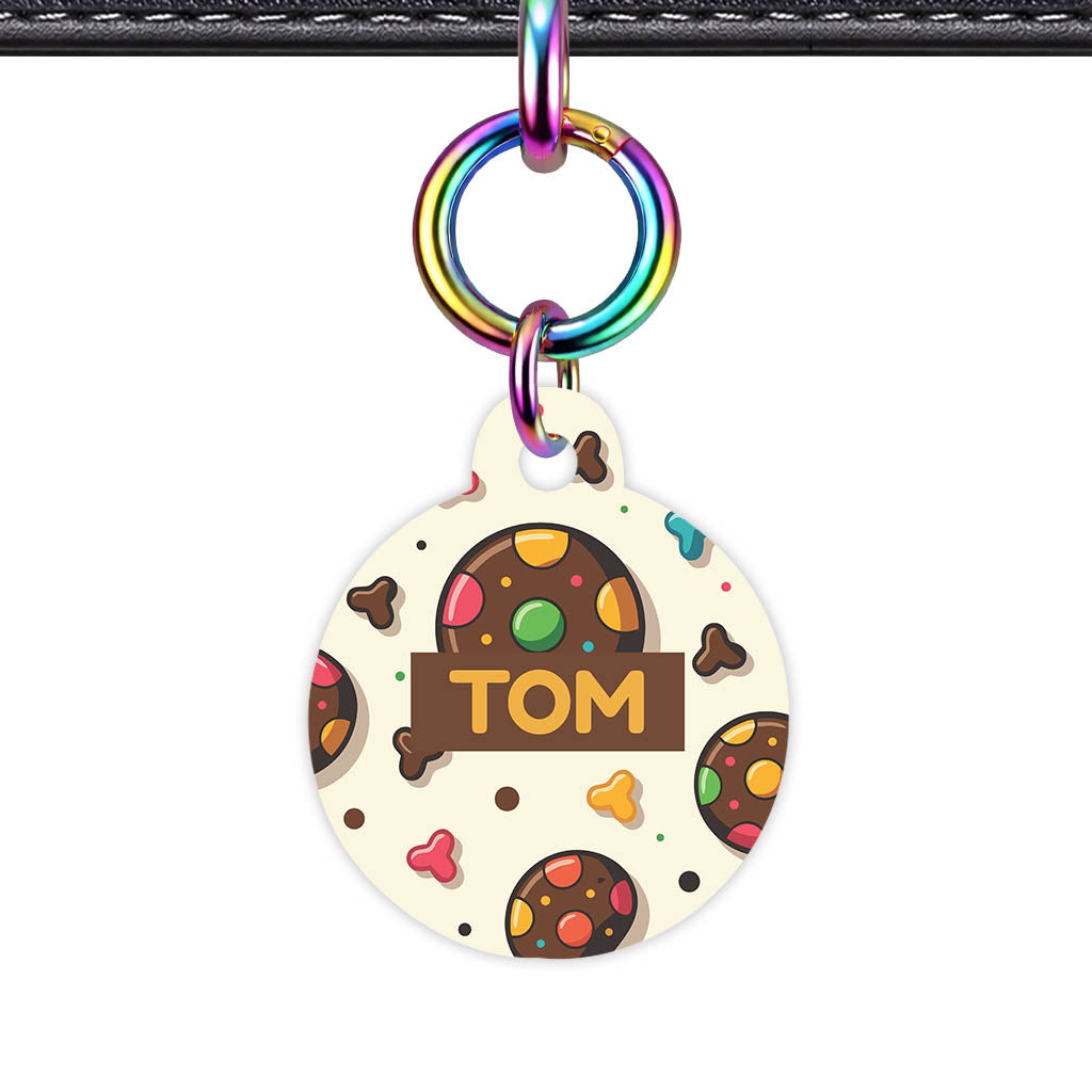 Colourful Cookies QR Smart Pet Id Tag (Dog Tag & Cat Tag)