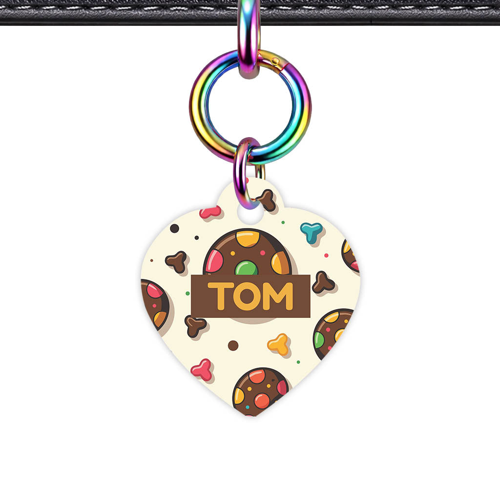 Colourful Cookies QR Smart Pet Id Tag (Dog Tag & Cat Tag)