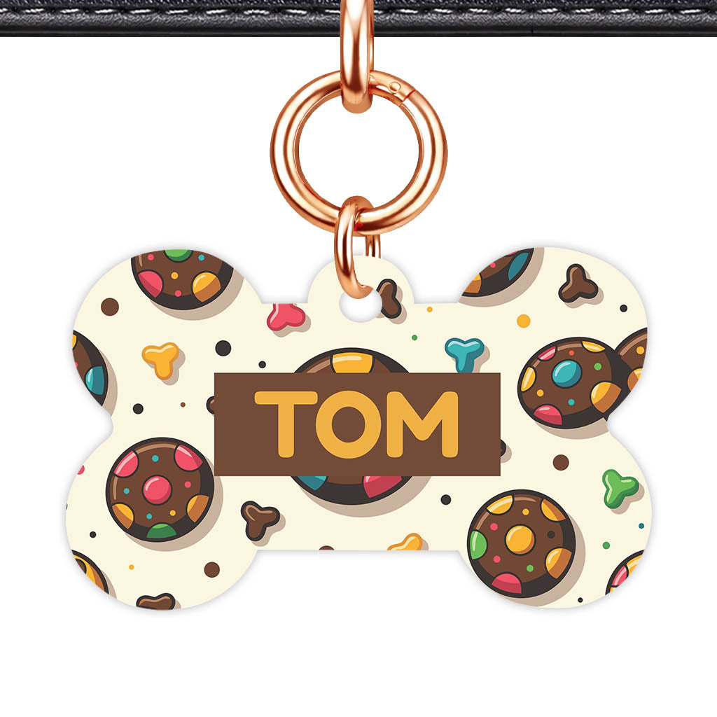 Colourful Cookies QR Smart Pet Id Tag (Dog Tag & Cat Tag)