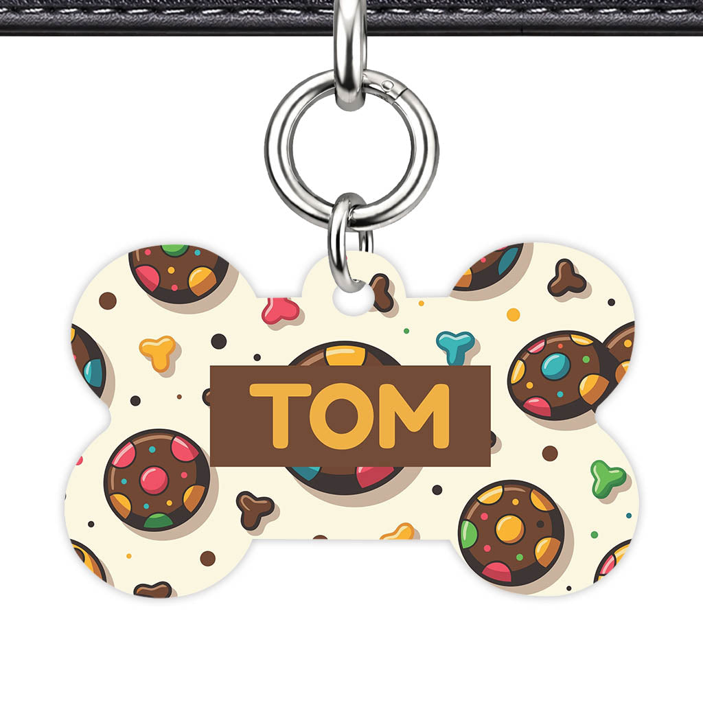 Colourful Cookies QR Smart Pet Id Tag (Dog Tag & Cat Tag)