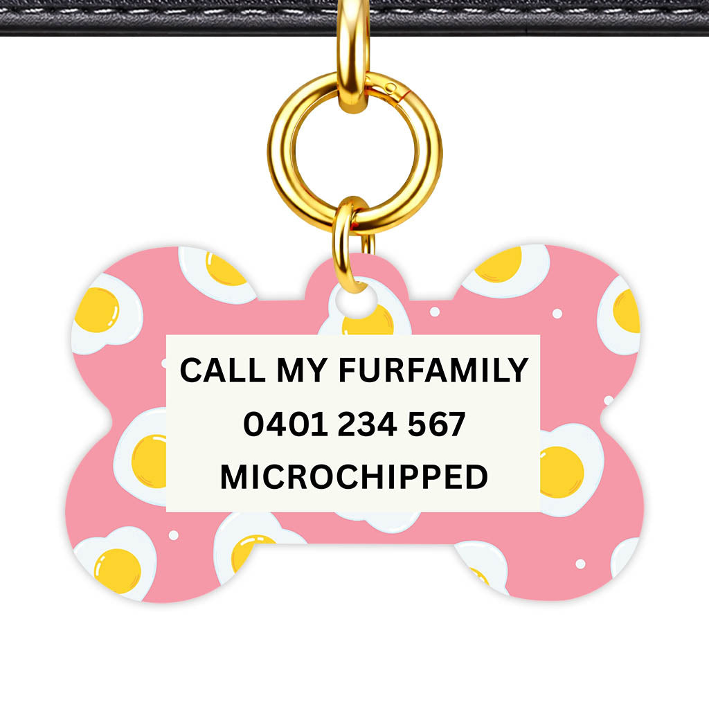 Fried Eggs Classic Pet Id (Dog Tag & Cat Tag)