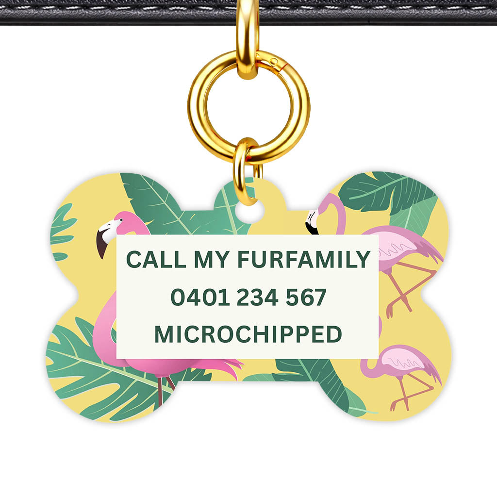 Flamingios Classic Pet Id (Dog Tag & Cat Tag)