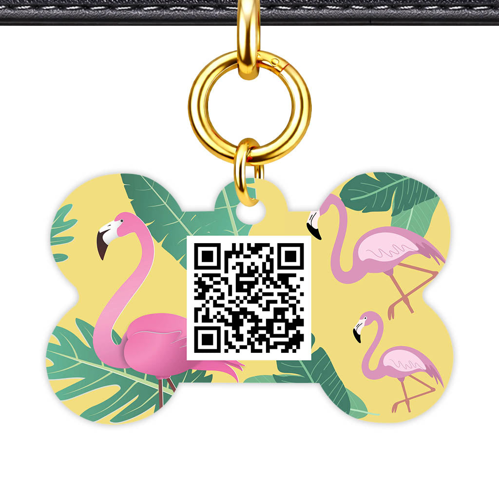 Flamingios QR Smart Pet Id Tag (Dog Tag & Cat Tag)