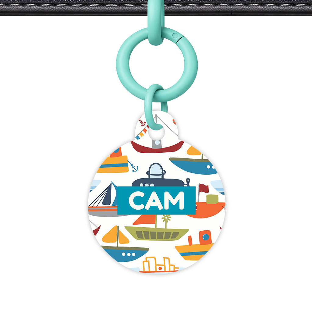 Boats QR Smart Pet Id Tag (Dog Tag & Cat Tag)