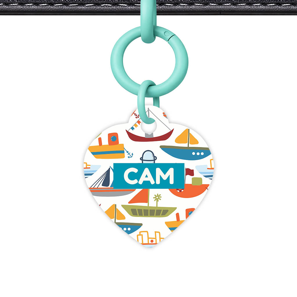 Boats QR Smart Pet Id Tag (Dog Tag & Cat Tag)