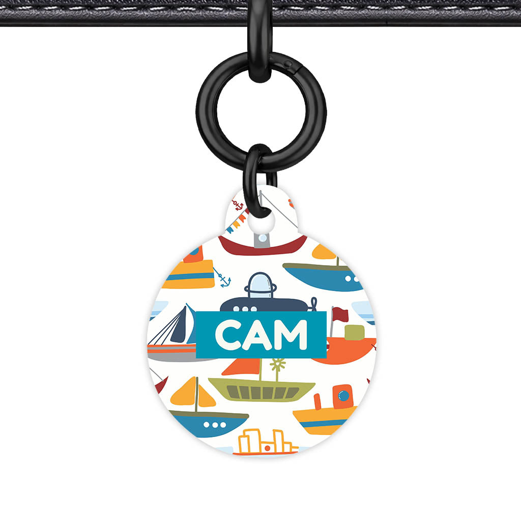Boats QR Smart Pet Id Tag (Dog Tag & Cat Tag)