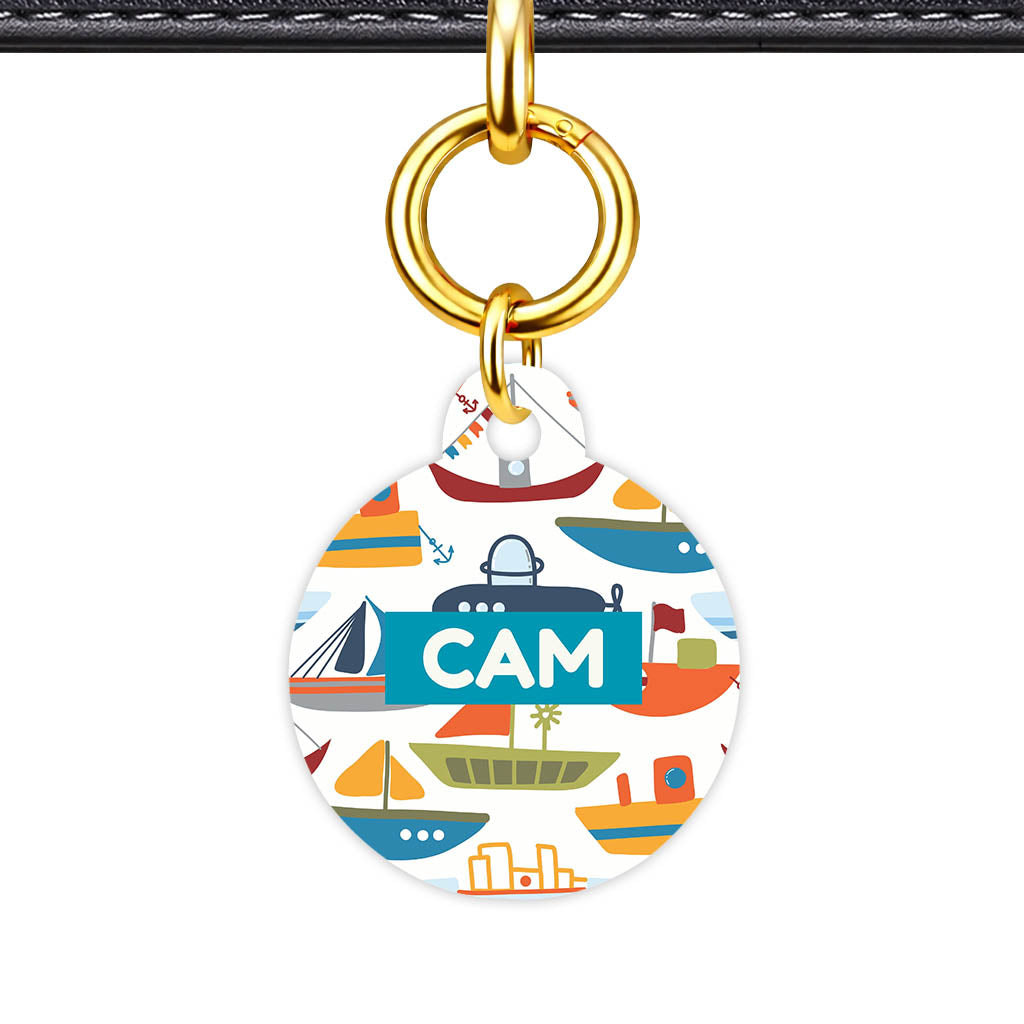 Boats QR Smart Pet Id Tag (Dog Tag & Cat Tag)