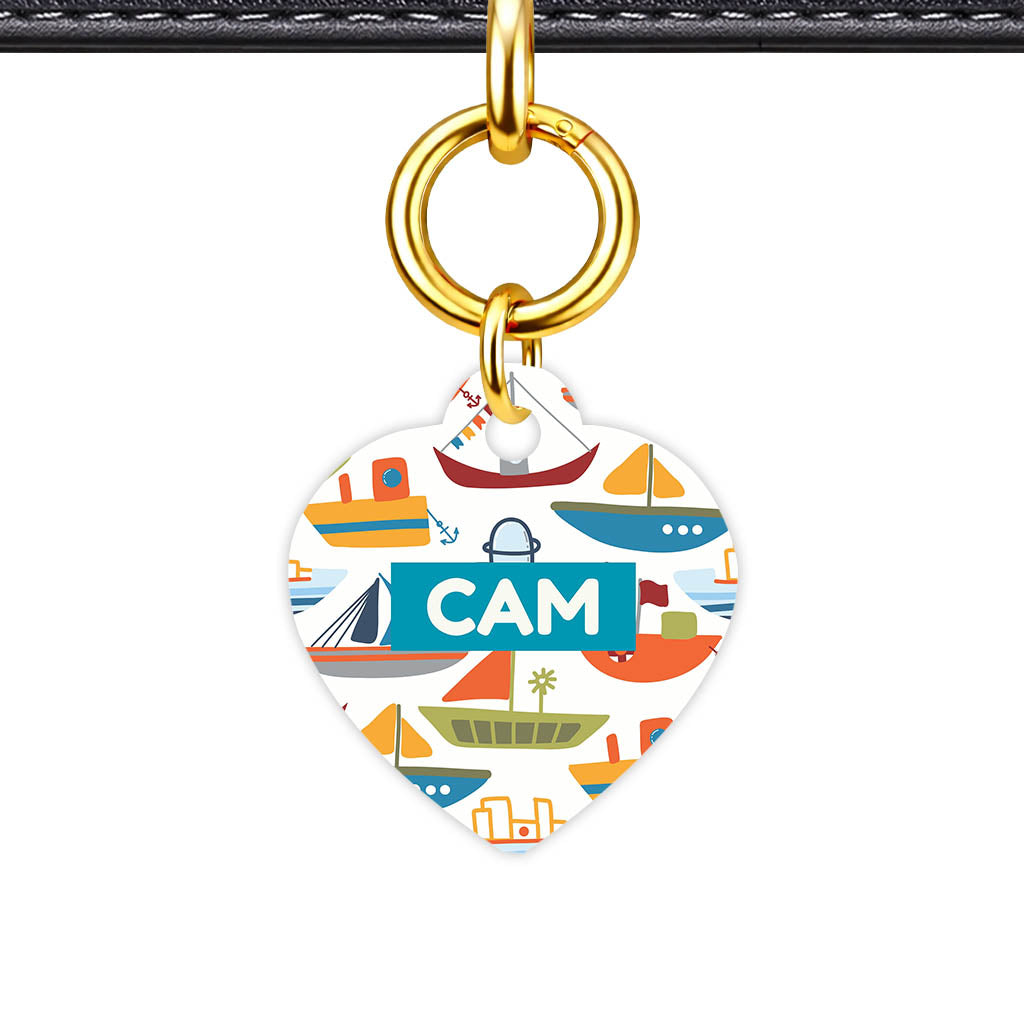 Boats QR Smart Pet Id Tag (Dog Tag & Cat Tag)