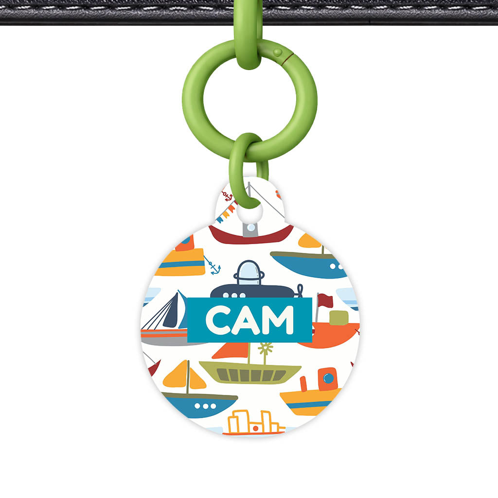 Boats QR Smart Pet Id Tag (Dog Tag & Cat Tag)