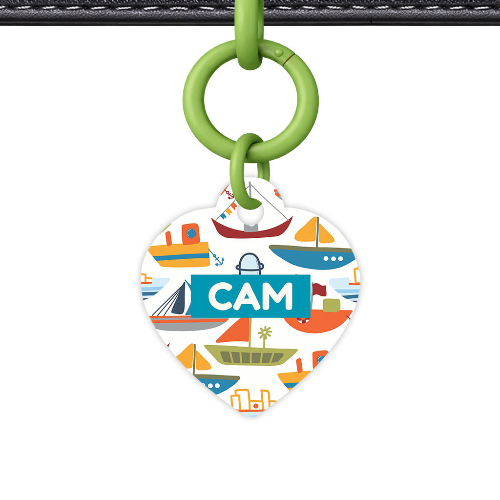 Boats QR Smart Pet Id Tag (Dog Tag & Cat Tag)