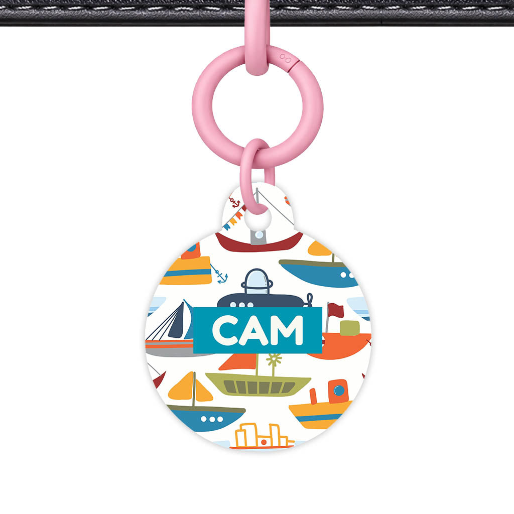 Boats QR Smart Pet Id Tag (Dog Tag & Cat Tag)