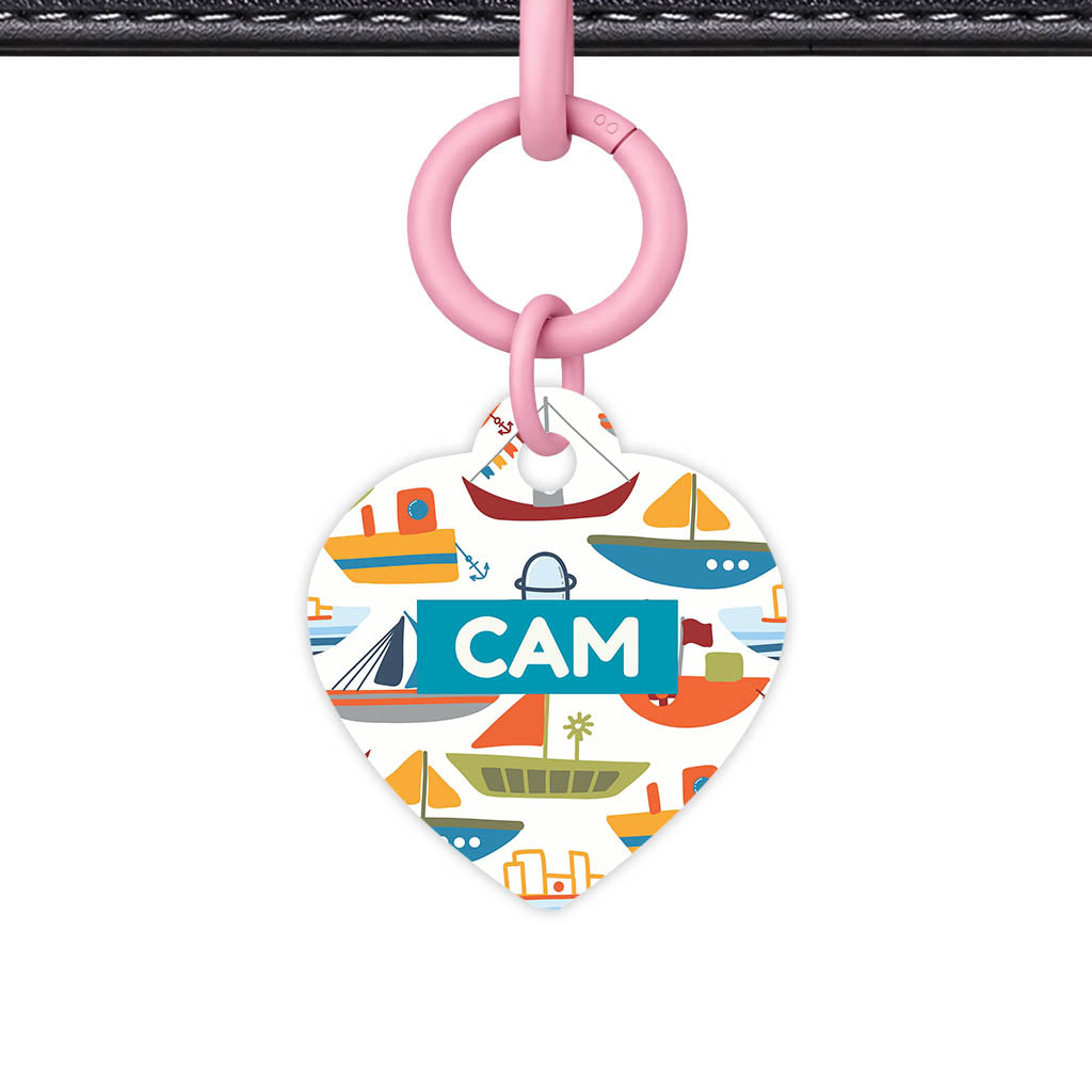 Boats QR Smart Pet Id Tag (Dog Tag & Cat Tag)