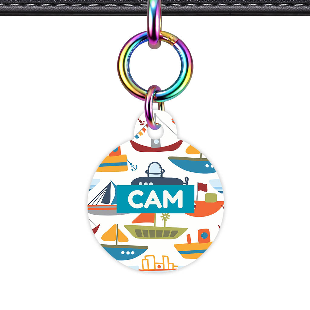 Boats QR Smart Pet Id Tag (Dog Tag & Cat Tag)