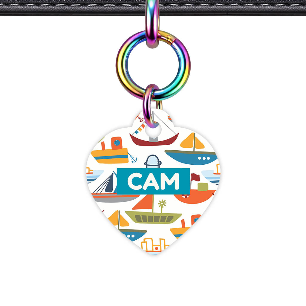 Boats QR Smart Pet Id Tag (Dog Tag & Cat Tag)