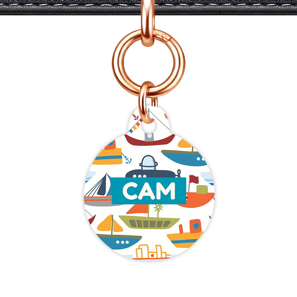 Boats QR Smart Pet Id Tag (Dog Tag & Cat Tag)