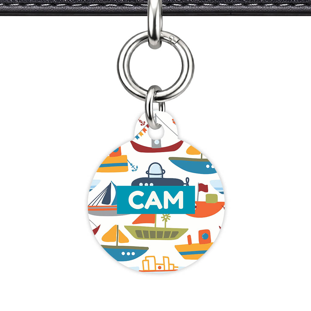 Boats QR Smart Pet Id Tag (Dog Tag & Cat Tag)