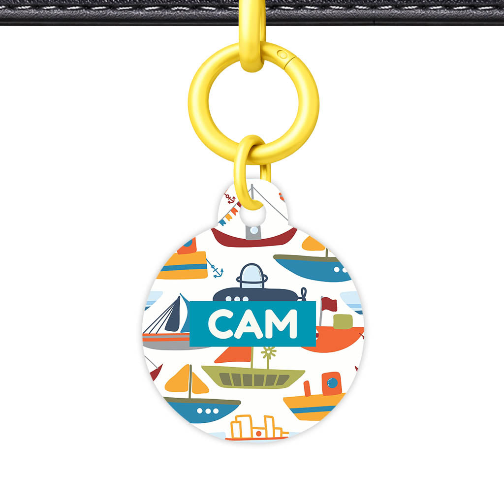 Boats QR Smart Pet Id Tag (Dog Tag & Cat Tag)