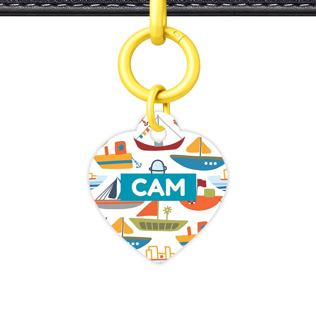 Boats QR Smart Pet Id Tag (Dog Tag & Cat Tag)