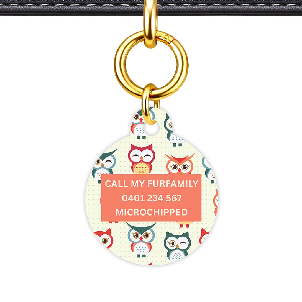 Owls Classic Pet Id (Dog Tag & Cat Tag)
