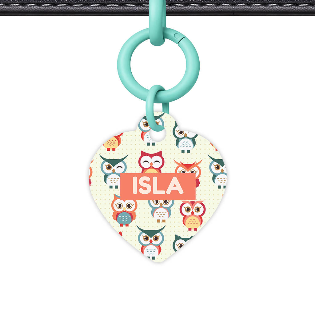 Owls QR Smart Pet Id Tag (Dog Tag & Cat Tag)