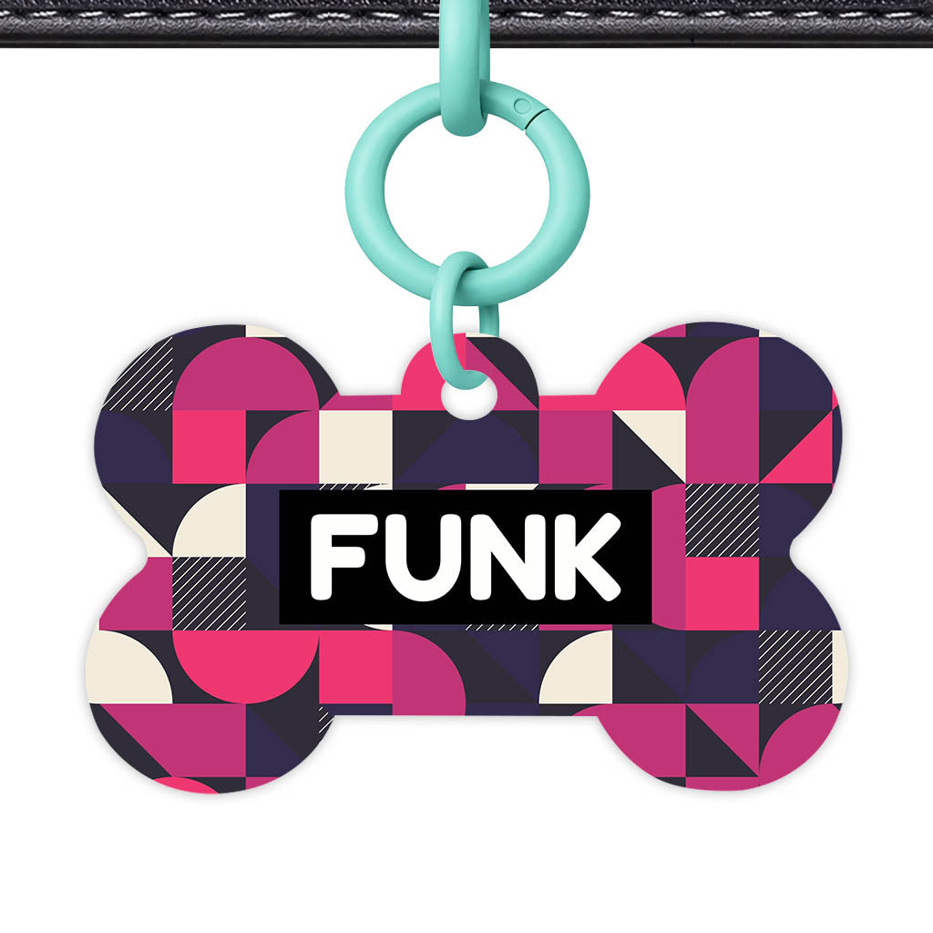 Graphic Grid Classic Pet Id (Dog Tag & Cat Tag)