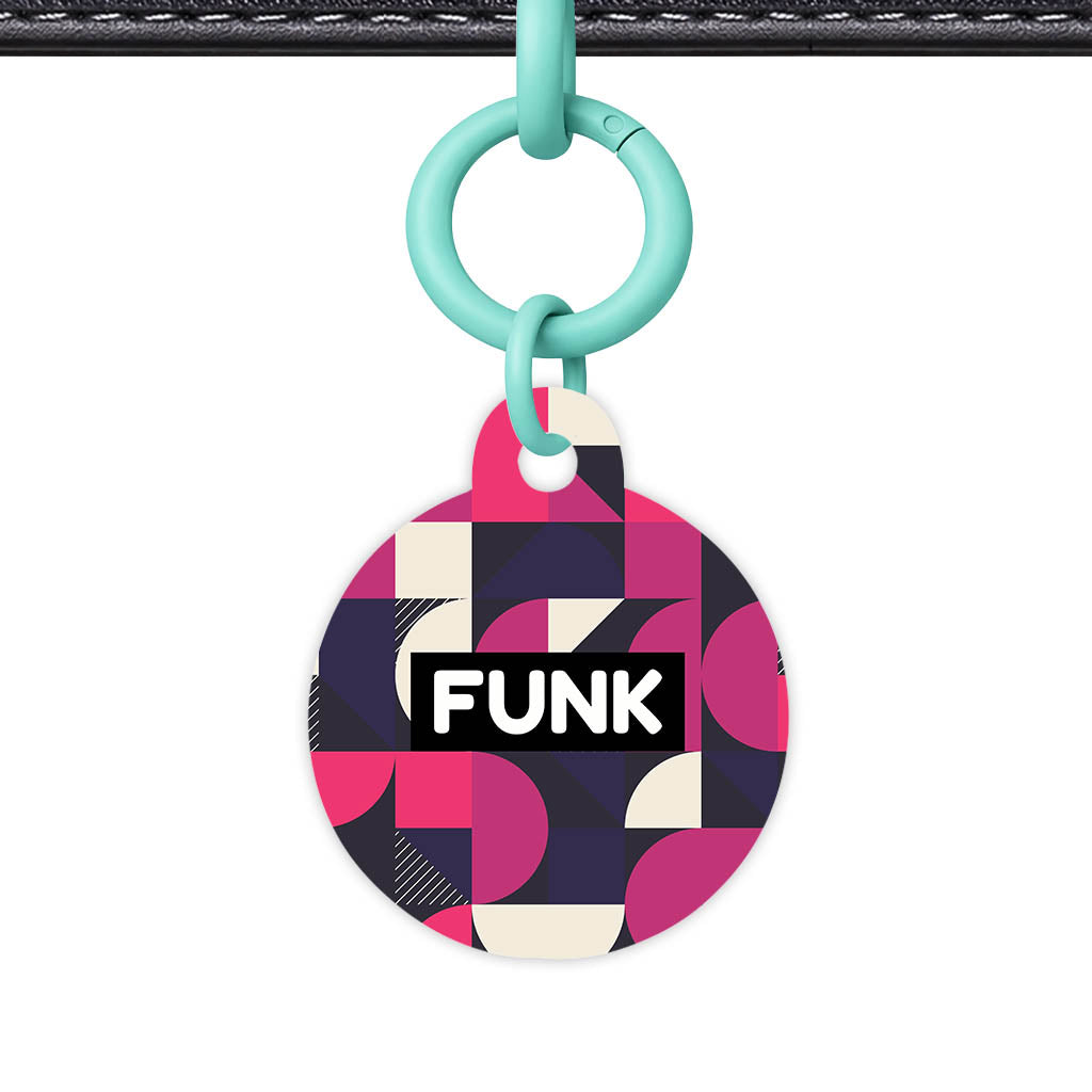 Graphic Grid QR Smart Pet Id Tag (Dog Tag & Cat Tag)