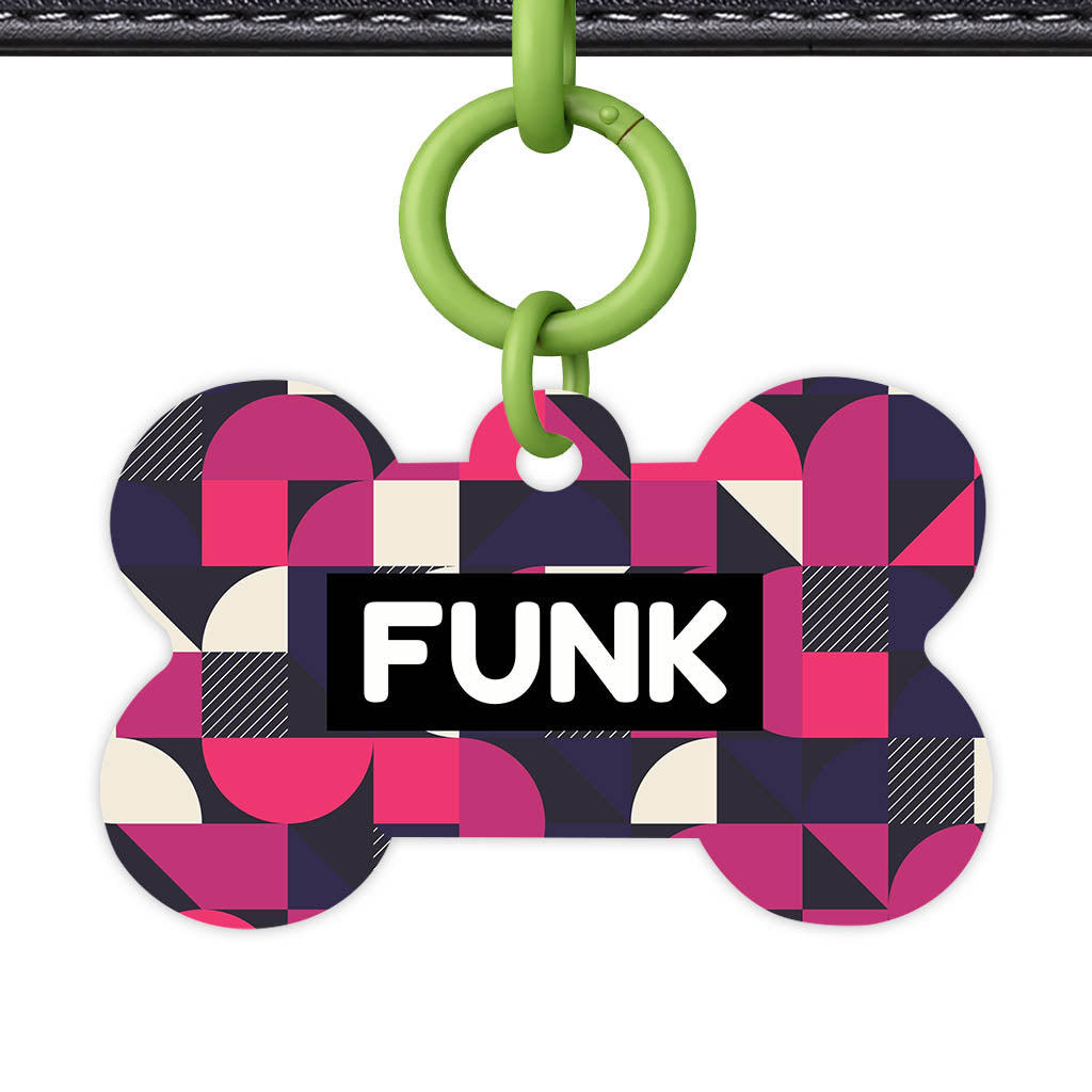 Graphic Grid Classic Pet Id (Dog Tag & Cat Tag)