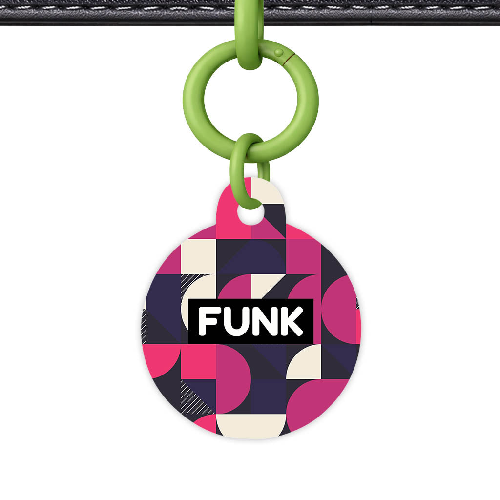 Graphic Grid QR Smart Pet Id Tag (Dog Tag & Cat Tag)