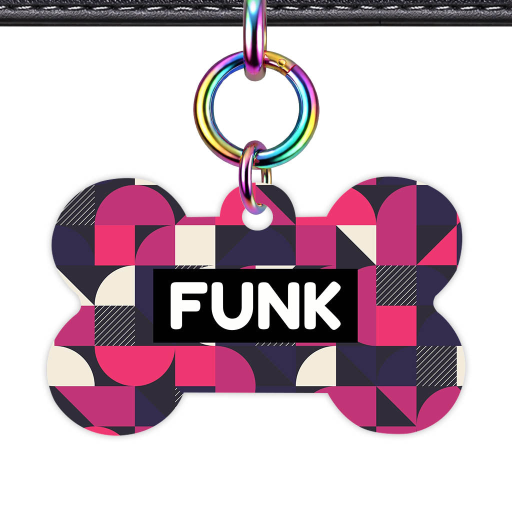 Graphic Grid Classic Pet Id (Dog Tag & Cat Tag)