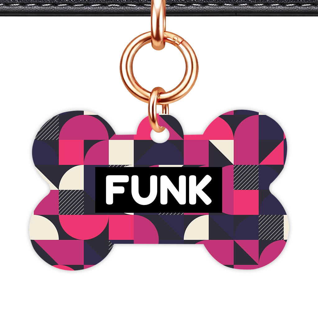 Graphic Grid Classic Pet Id (Dog Tag & Cat Tag)