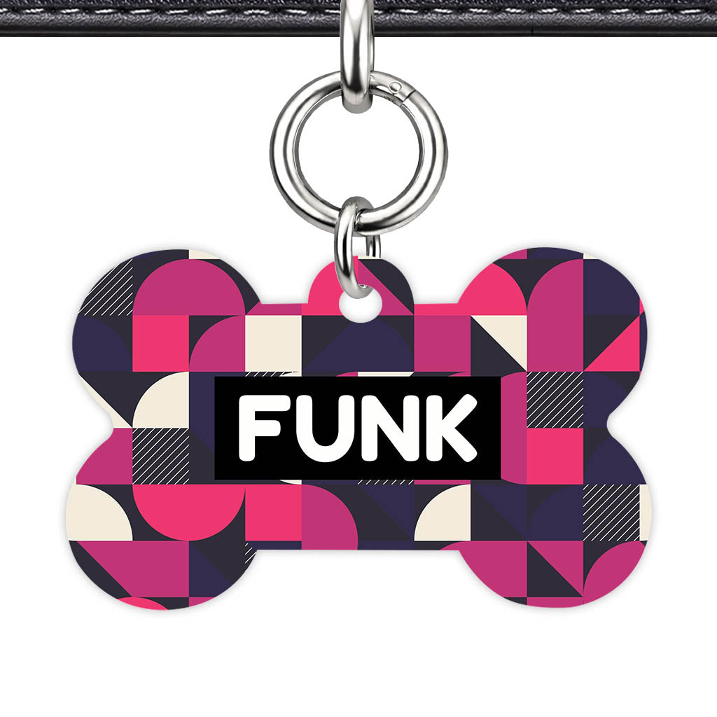 Graphic Grid QR Smart Pet Id Tag (Dog Tag & Cat Tag)