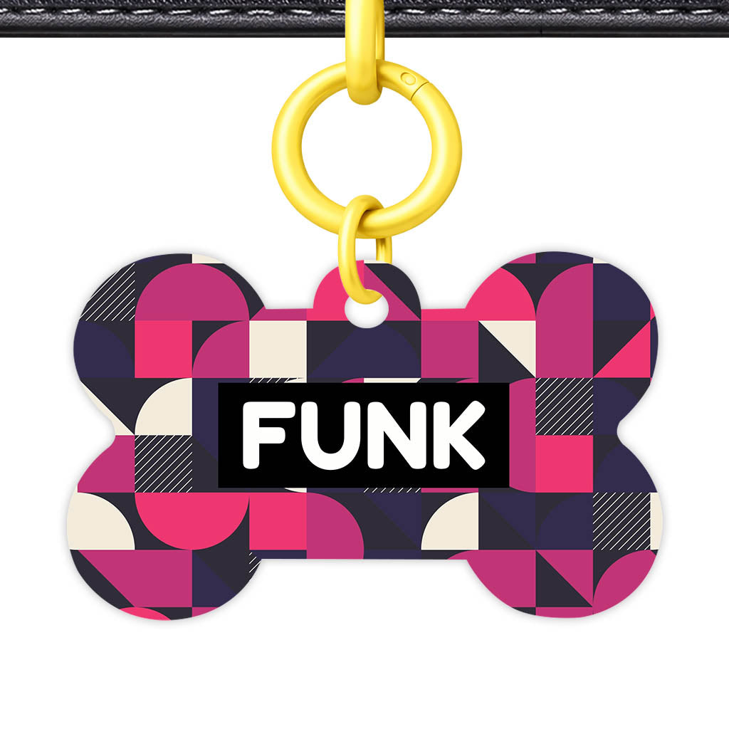 Graphic Grid Classic Pet Id (Dog Tag & Cat Tag)