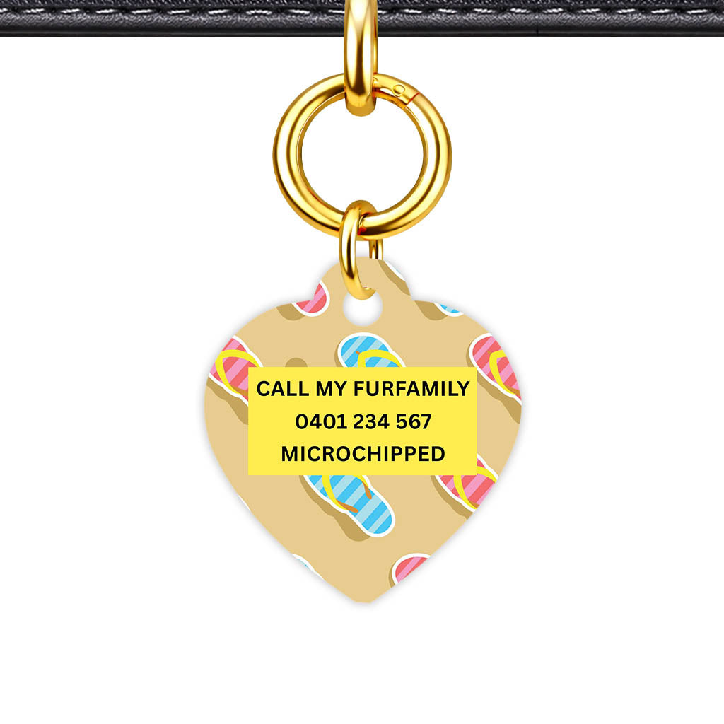Flip Flops Classic Pet Id (Dog Tag & Cat Tag)