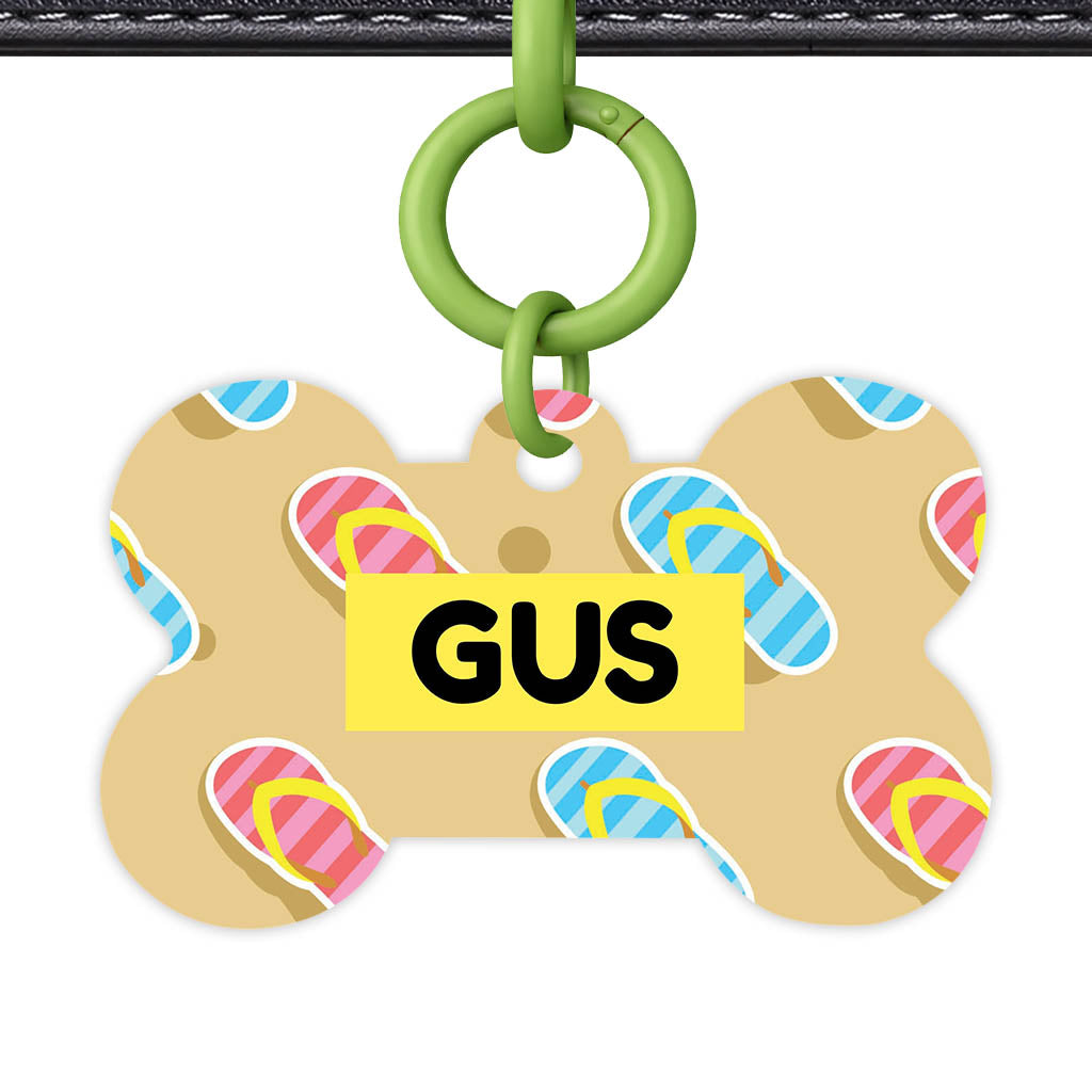 Flip Flops Classic Pet Id (Dog Tag & Cat Tag)