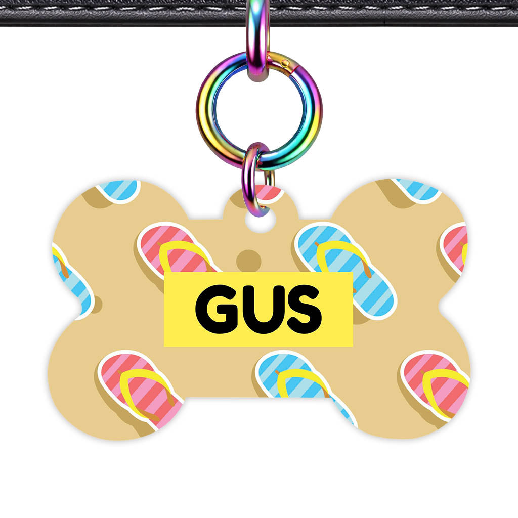 Flip Flops Classic Pet Id (Dog Tag & Cat Tag)