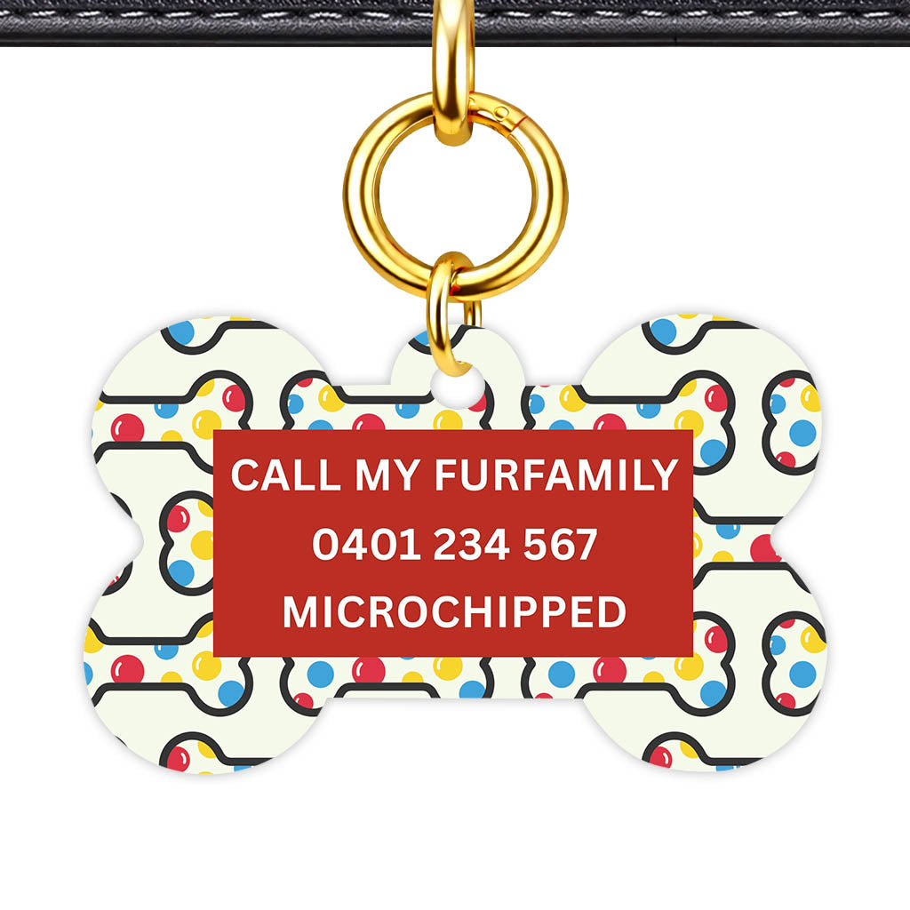 Dotti Dog Bones Classic Pet Id (Dog Tag & Cat Tag)